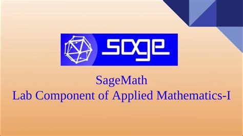 sagemath|Introduction .